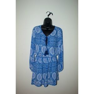 Blue Medallion Print Dress from Forever 21